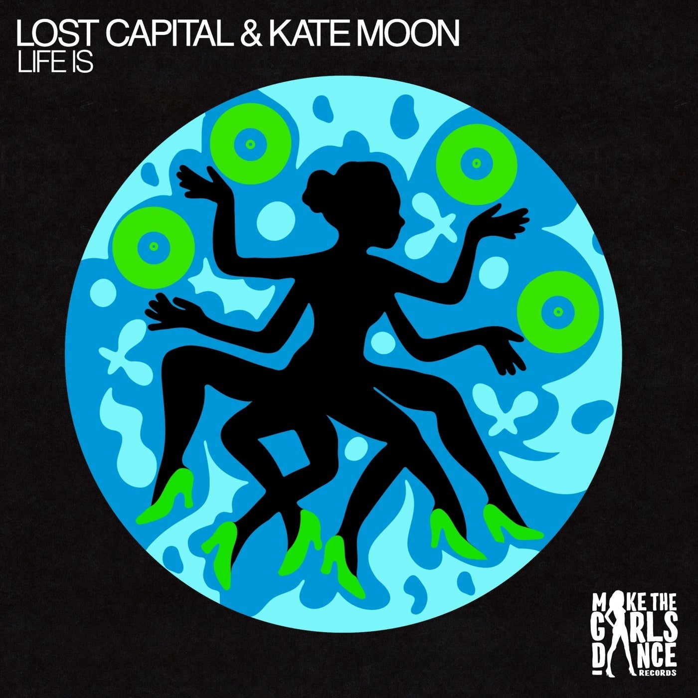 LOST CAPITAL, Kate Moon, Life Is, cover art